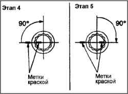 Снятие и установка головки блока цилиндров (4G64, 4G69)