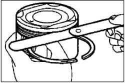 Снятие и разборка шатунно-поршневой группы