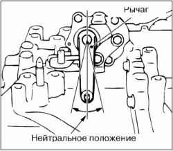 Снятие и установка привода переключения передач