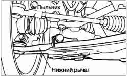 Проверка подвески автомобиля на наличие повреждений и ослабленных крепежных элементов