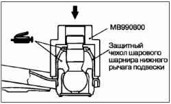 Снятие и установка нижнего рычага подвески