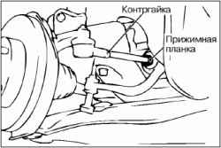 Проверка свободного хода и проверка угла поворота рулевого колеса