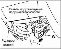 Снятие и установка рулевого колеса