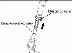 Снятие и установка вала рулевой колонки